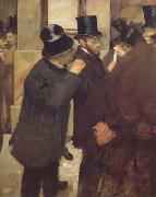 Edgar Degas At the Stock Exchange (mk06) oil painting